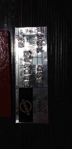 TRANSFORMADOR DE CONTROL MONOFASICO  SIN GABINETE DEVANADO DE ALUMINIO  DE 2KVA PRIMARIO 220 V SECUNDARIO 127V