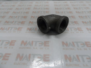 CODO NEGRO ROSCABLE DE 3/4" X 90
