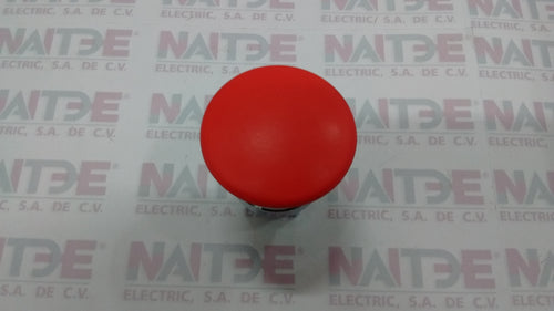 BOTON HONGO MOMENTANEOTELEMECANIQUE  ZB4BC4 HARMONY COLOR ROJO