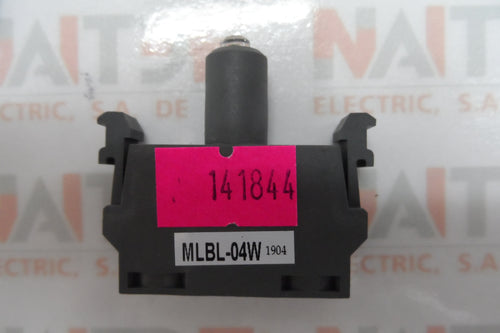 BLOCK C/LED BLANCO ABB 1SFA611621R1045, TIPO MLBL-04W, 110/130 VAC