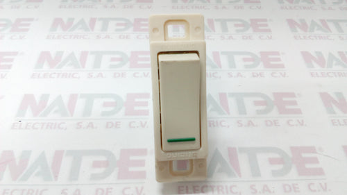 APAGADOR SENCILLO QUINZIÑO TRADICIONAL 5800N 10 AMP.127 V COLOR MARFIL