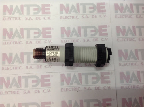SENSOR RETROREFLECTIVO DIELL  SSC/AP-0E  M12 10-30 VCD PNP DS 2MTS 4 HILOS CONECTOR M12
