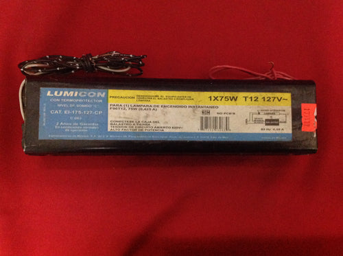 BALASTRA ADVANCE 1 X 75 W 127 V (S/M)