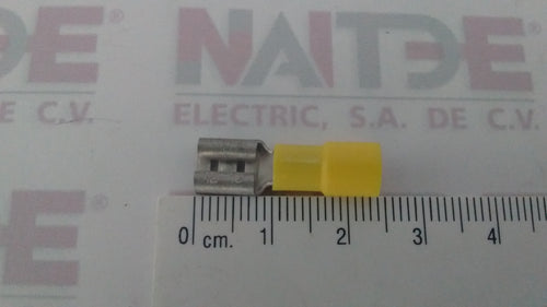 TERMINAL HEMBRA AMARILLA TCA341 HPAM 250 CAL 12-10 ( #AE55096 )