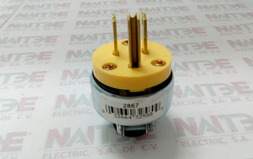 CLAVIJA MONOFASICA POLARIZADA COOPER 2867 15A 125V NEMA 5-15P