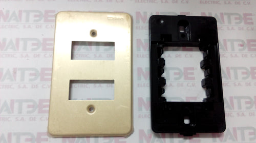 TAPA DE ALUMINIO TRADICIONAL QUINZIÑO 100/2R DE 2 SERVICIOS COLOR DORADA ( WD3362 )