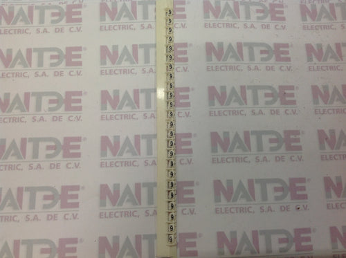 SEÑALADORES P/CABLE MEMOCAB LEGRAND 37786 2.3 MM ( No.6)