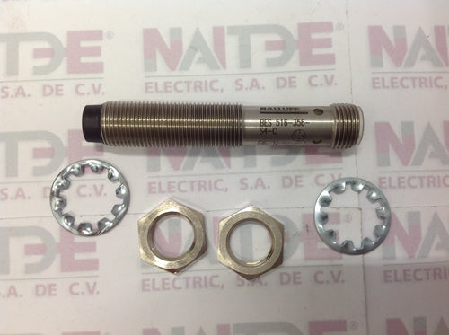 SENSOR INDUCTIVO BALLUFF BES-515-356-S4-C M12 10-30 VDC PNP DS 4MM NO RAZANTE 4 HILOS C/CONECTOR M12