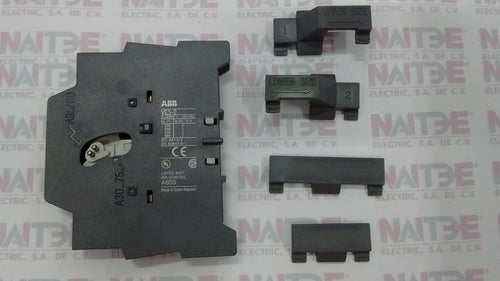 BLOQUEO MECANICO / ELECTRICO ABB  TIPO LATERAL VE 5-2, A50...A110, AE50...A110. CAT.1SBN030210R1000