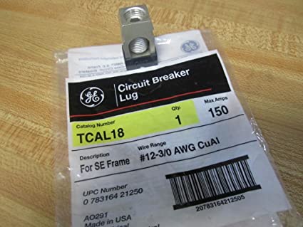 ZAPATAS GE TCAL18 PARA INTERRUPTOR TIPO SELA36AT0150 DE 150 AMP