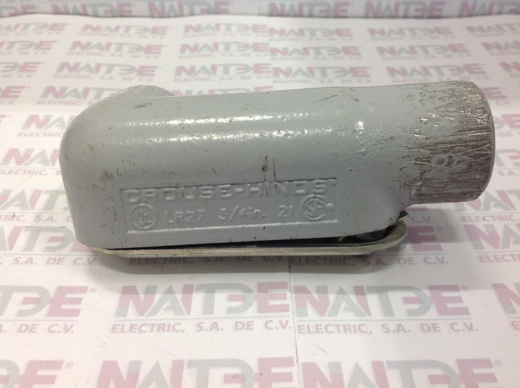 CONDULET CROUSE-HINDS SERIE PESADA  LR-27 DE 3/4