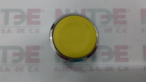 BOTON PULSADOR RAZANTE TELEMECANIQUE  ZB4BA5 AMARILLO