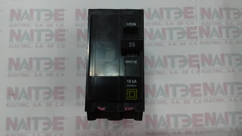 PASTILLA SQUARE D QO225, 2P, 25 AMP
