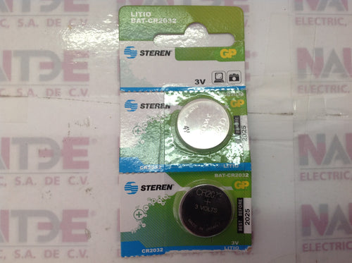 PILA LITHIUM DE PASTILLA  DE 3 V  BAT-CR2032