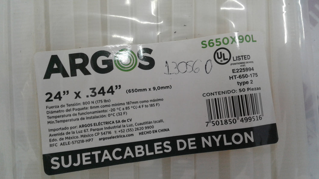 Sujetacables de nylon - Argos