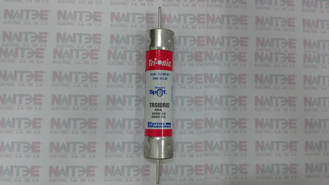 FUSIBLE FERRAZ TRS80R, 80 AMP 600 V C/RET