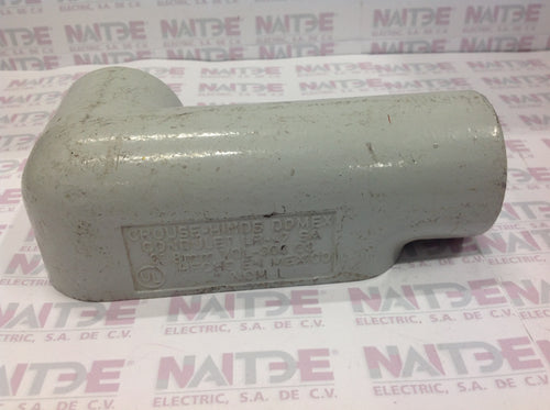 CONDULET CROUSE-HINDS SERIE PESADA  LR-47 DE 1 1/4