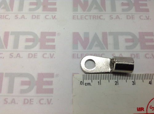 TERMINAL DE OJILLO SIN AISLAMIENTO ITSA TCW052 CAL 6 DIAM 1/4  TOS614