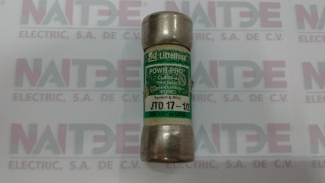 FUSIBLE FERRAZ AJT17.5 AMP 600 V (LITTELFUSE) (S/M)