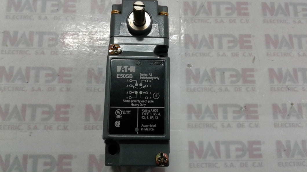 INTERRUPTOR DE LIMITE CUTLER HAMMER   E50BR1