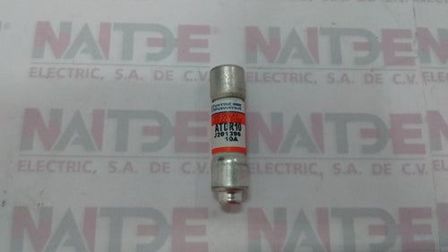 FUSIBLE FERRAZ ATD10R, 10 AMP 600 V C/RET