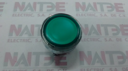 CABEZA P/PULSADOR ILUM.VERDE TELEMECANIQUE ZB4BW333