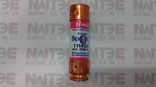 FUSIBLE FERRAZ TR45R, 45 AMP 250 C/RET ( EQ. FRN45R - FLN45R )