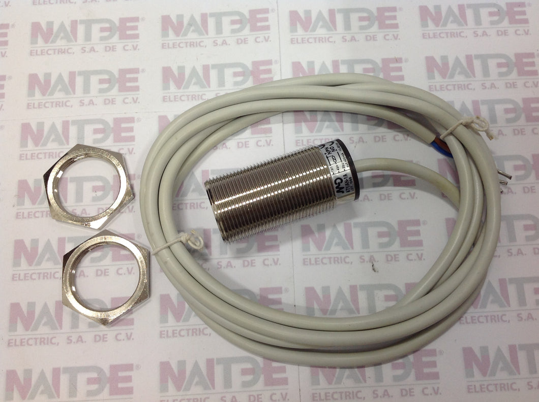 SENSOR INDUCTIVO MICRO DET. AT /AN-1A  M30 10-30 VDC NPN DS 10MM RAZANTE 3 HILOS C/CABLE.