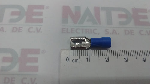 TERMINAL  HEMBRA TCA242 250 CAL 16 -14 COLOR AZUL