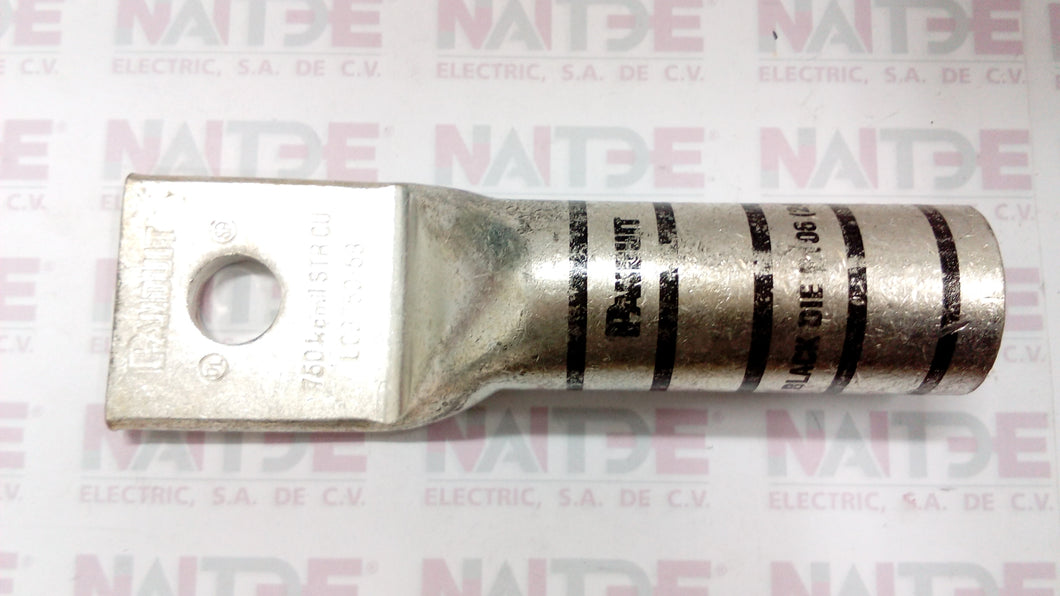 TERMINAL DE COMPRESION ITSA TCD286 TIPO DS CAL 750 MCM DIAM 5/8  TDS750058 CAÑON LARGO