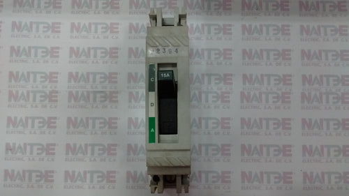 INTERRUPTOR AUTOMATICO FEDERAL PACIFIC NEG12015T 15 AMP 1P 125 V COLOR GRIS