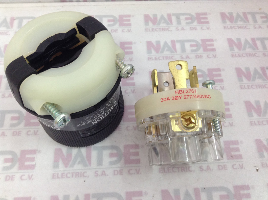 CLAVIJA HUBBELL HBL 2761 DE 30 AMP. 480 V.