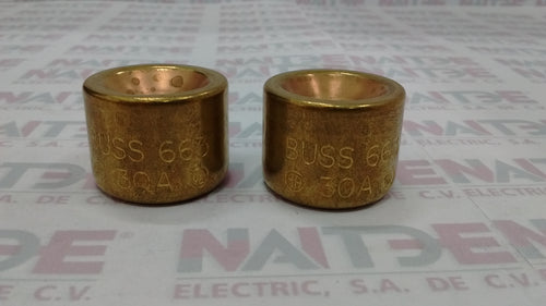 REDUCCION FUSIBLE BUSSMANN No 663  30 AMP 600 V (S/M)