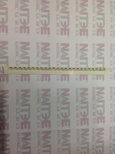 SEÑALADORES P/CABLE MEMOCAB LEGRAND 37789 2.3 MM ( No.9)