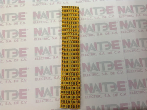 SEÑALADORES P/CABLE CAB 3 LEGRAND CAT 383-31 DE 1.5 A 2.5 MM. LETRA 