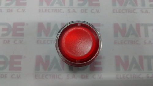 BOTON (CABEZA) PULSADOR TELEMECANIQUE ZB4BW34 HARMONY INCANDESCENTE COLOR ROJO