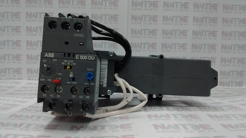RELEVADOR DE SOBRECARGA ABB  E500DU, 150-500 AMP. AF400/AF460. CAT.1SAX711001R1101