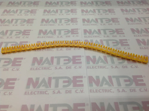 SEÑALADORES P/CABLE CAB 3 LEGRAND CAT 383-48 DE 1.5 A 2.5 MM LETRA 