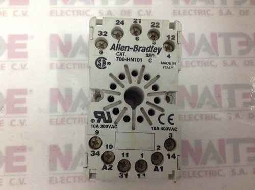 BASE P/RELEVADOR DE 11 PIN ALLEN BRADLEY 700-HN101 10 AMP. 300 V.