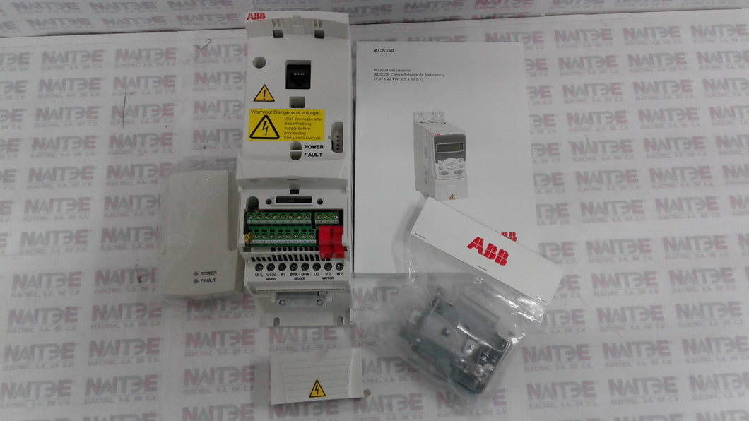 VARIADOR DE VELOCIDAD ABB ACS350-03E-04A7-2 1 HP 240V 68497086 (S/M)