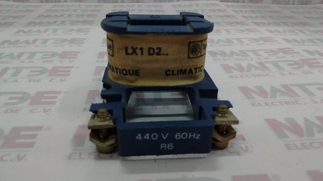 BOBINA P/ CONTACTOR TELEMECANIQUE 440 V LX1 D2R7  PAG 6