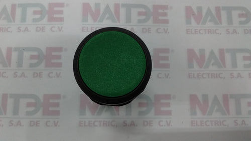BOTON PULSADOR COMPACTO NO ILUMINADO VERDE ABB  CP1-10G-11 DE 22 MM. CAT.1SFA619100R1072 1NA/1NC