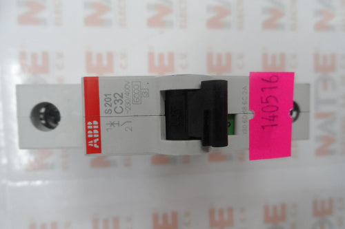 INTERRUPTOR TERMO ABB 2CDS251001R0324, 1P 32 AMP 110-480VCA/12-72VCD ( S201-C32 )