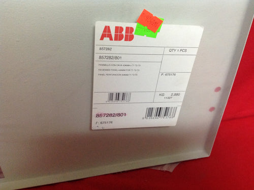 TAPA FRONTAL ABB CODIGO 857282/801-MX
