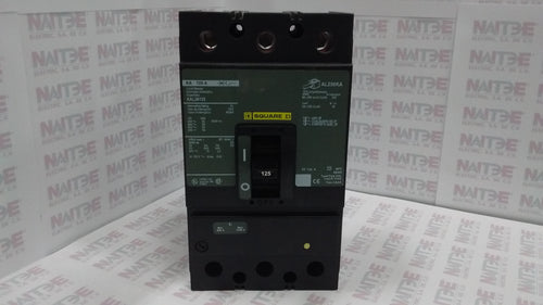 INTERRUPTOR TERMO. SQUARE D KAL36125, 3P, 125 AMP, 600 V, 18 kA ( NVO MOD HDL36125 )