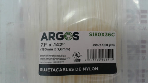 SUJETACABLE DE NYLON ARGOS 7.5