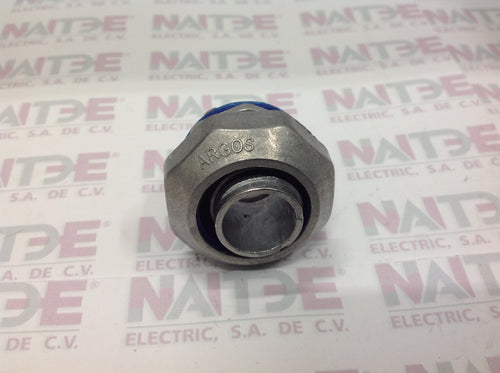 CONECTOR RECTO LIQUIDTIGHT ANCLO/ARGOS HLR-34 DE 3/4