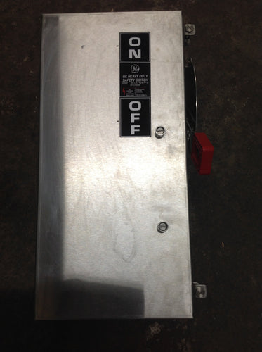 INTERRUPTOR DE SEGURIDAD GENERAL ELECTRIC CAT THN3362SS 60 A 600 V 3 P SIN PORTAFUSIBLES EN ACERO INOXIDABLE