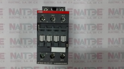 CONTACTOR TRIPOLAR ABB  AF30Z-30-00 BOBINA 24-60 VCA, 20-60 VCD. CAT. 1SBL276001R2100