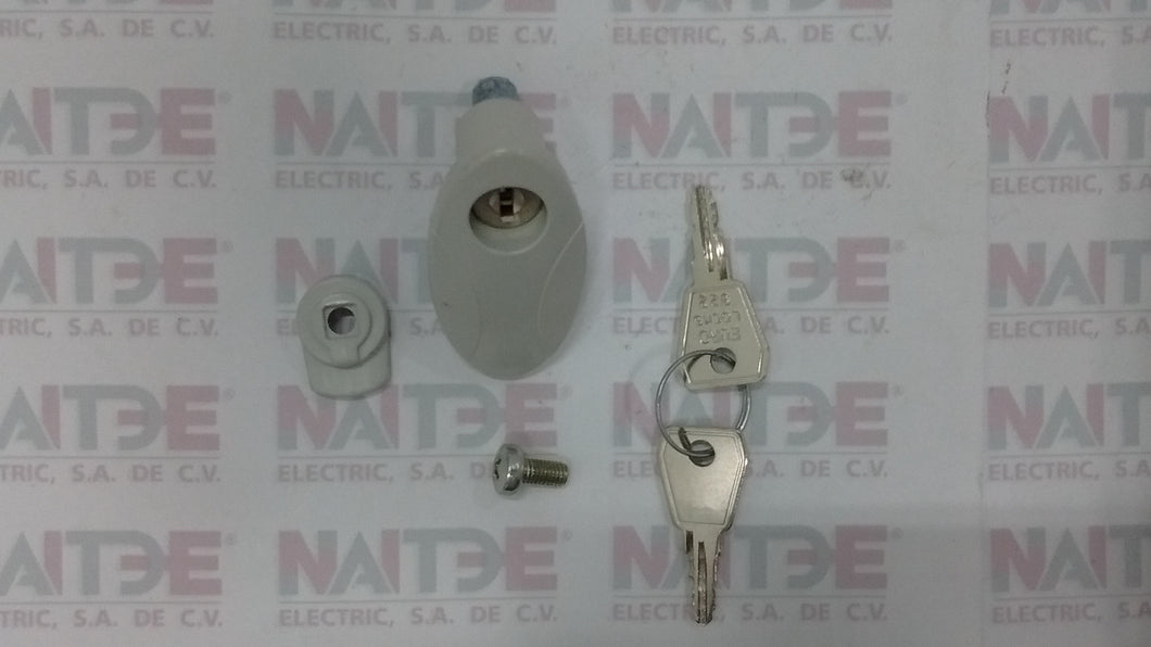 CERRADURA CON LLAVE P/GABINETE ABB 1SL0340A00